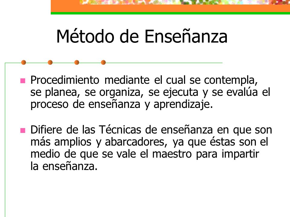 Metodos Y Tecnicas De Enseñanza Aprendizaje Ppt Cómo Enseñar